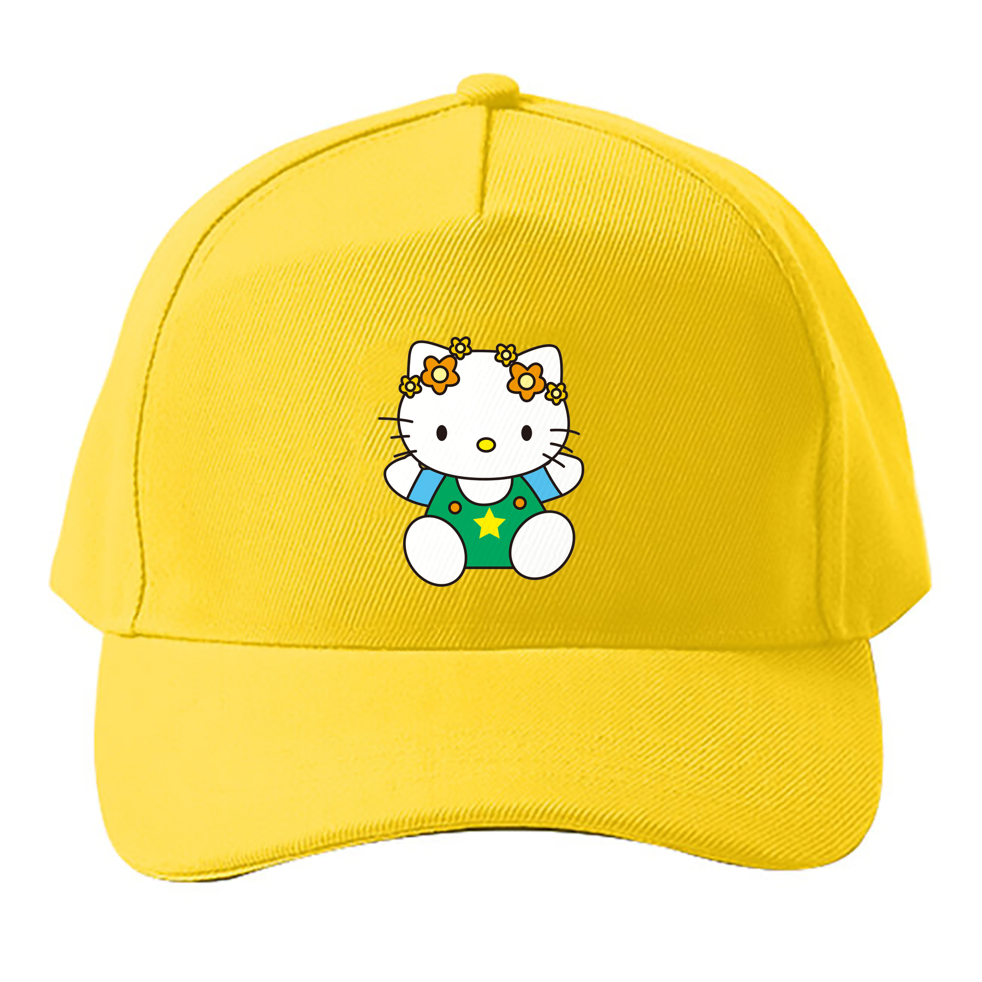 （画像用） Hello Kitty ハローキティ ベースボールキャップ 綿100％ 男女兼用 帽子 スポーツ